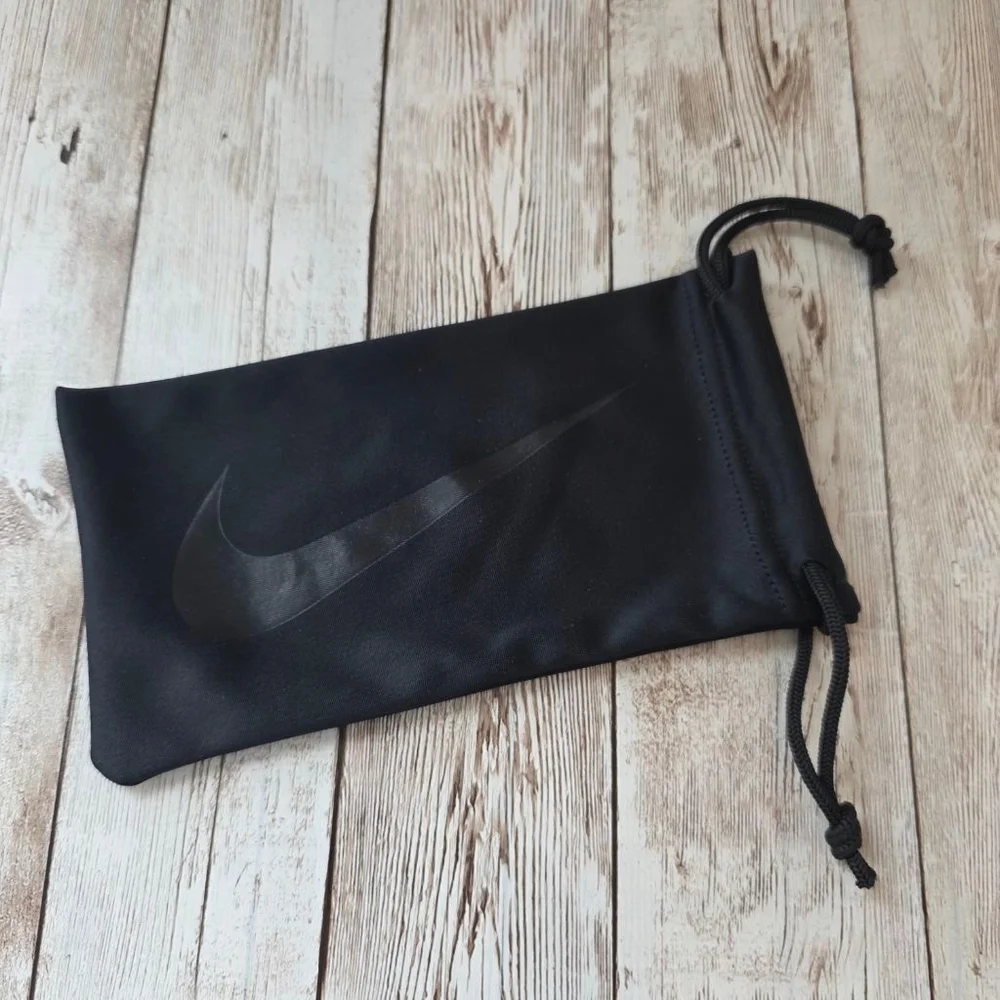 Nike Black Drawstring Sunglasses Pouch NWOT